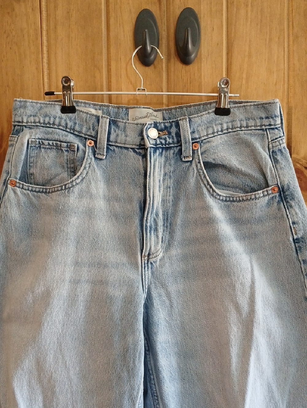 Universal Thread High Rise Easy Barrel Leg Jeans - 8 - Picture 2 of 8